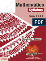 SP Mathematics Syllabus