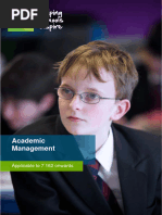 Fundamentals of Academic Management of SIMS