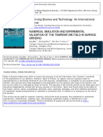 Numerical Simulation and Experimental Validation