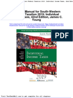Full Solution Manual For South Western Federal Taxation 2019 Individual Income Taxes 42Nd Edition James C Young PDF Docx Full Chapter Chapter
