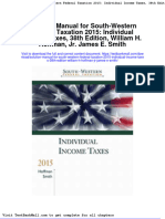 Solution Manual For South-Western Federal Taxation 2015: Individual Income Taxes, 38th Edition, William H. Hoffman, Jr. James E. Smith