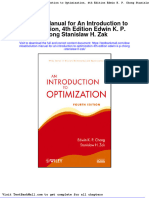 Download Full Solution Manual For An Introduction To Optimization 4Th Edition Edwin K P Chong Stanislaw H Zak pdf docx full chapter chapter