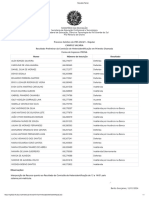 Resultado Parcial 1a Chamada