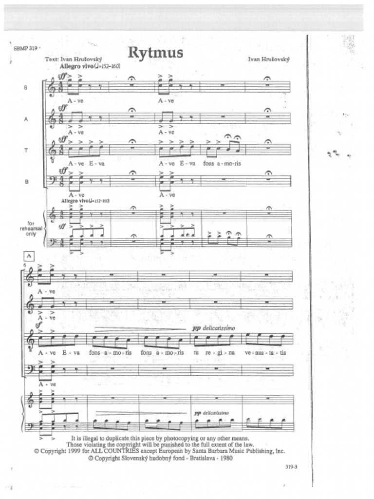 Hrusovsky-Rytmus | PDF