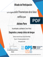 Diagnóstico y Manejo Clínico Del Dengue-Certificado Del Curso 3379110