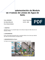 Informe Implementacion Modulo Prueba de Linea Agua de Sello