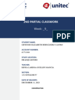 2ND Partial Classwork - Genessis Hernandez - 61711046