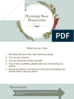Physiology Basic Homeostatic