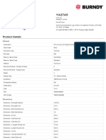 BURNDY YA27A5 Specsheet