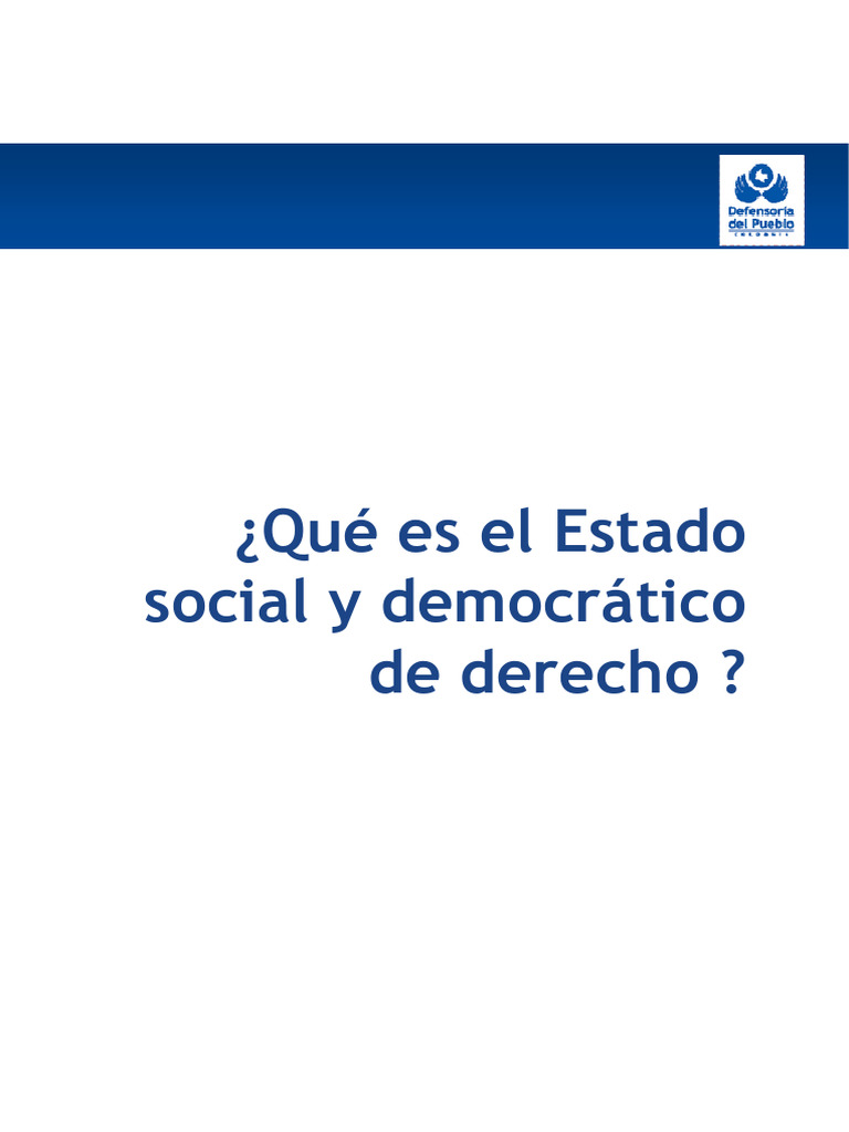 Estado social y democratico de derecho 1 52 pdf estado pol tica
