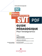 Guide Pédagogique - 2ème Année SVT