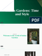 AI Italian Gardens - Time and Style