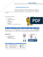 Ficha Tecnica - GUANTE SUPERFLEX LATEX WALL FICHA TECNICA