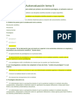 Autoevaluación Tema 9 Y 10