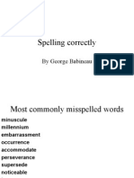 Spelling