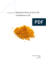 Preparació Dissolució Clorur de Ferro (II) Tetrahidratat 0,1M