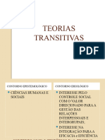 Teorias Transitivas Conflito e CooperaÃ Ã o