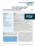 Promoting Responsive Bottle Feeding Within WIC Ev