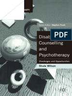 (Basic Texts in Counselling and Psychotherapy) Shula Wilson - Disability, Counselling and Psychotherapy Challenges and Opportunities (2003)