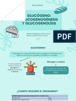 Glucógeno - Glucogenogénesis y Glucogenolísis