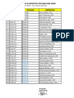 Jadwal Petugas & Pembina Upacara