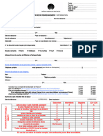 Fiche Renseignements