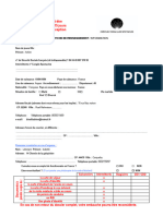 Fiche Renseignements Vierge