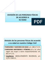 Guía de Clase 4. División de Las Personas Físicas de Acuerdo A Su Edad.