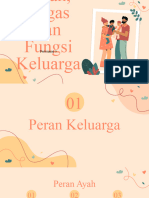 Peran, Tugas Fungsi Keluarga