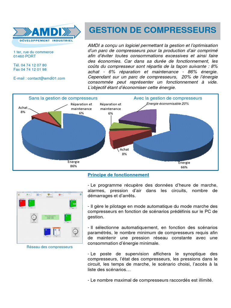 Gestion optimisée des compresseurs | PDF | Informatique