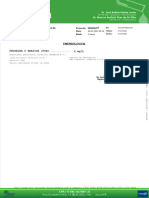 Imunologia: Proteina C Reativa (PCR) 6 MG/L