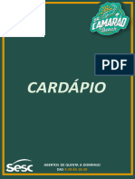 Cardápio DR Camarão Beach Atualizado 2022