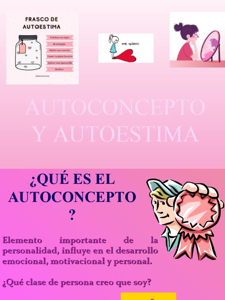 Autoconcepto y Autoestima | PDF | Autoestima | Ciencias del comportamiento