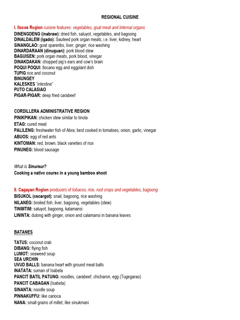 REGIONAL CUISINE and INTERNATIONAL | PDF | Korean Cuisine | Dumpling