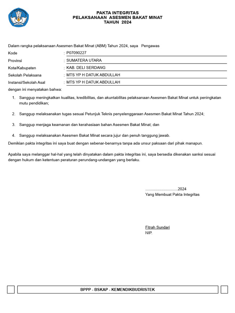 Asesmen Bakat Minat Tahun 2024 4 Pdf