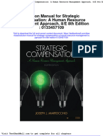 Full Solution Manual For Strategic Compensation A Human Resource Management Approach 8 E 8Th Edition 0133457109 PDF Docx Full Chapter Chapter