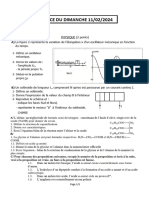 Sujet Du Dimanche 11.02.2024