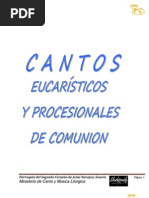 Cantos Eucarísticos con acordes 2014