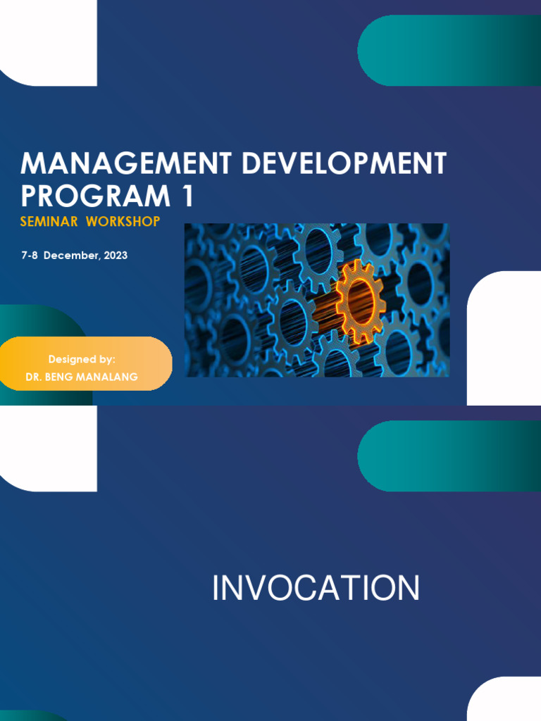 MANAGEMENT TRAINING PROGRAM PDF visual data 2