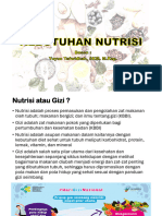 Kebutuhan Nutrisi