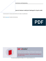 Root Cause Failure Analysis of Reducer Weld-Joint