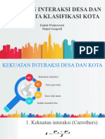 Interaksi Desa Kota