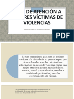 Ruta de Atención A Mujeres Víctimas de Violencias