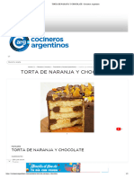 Torta de Naranja y Chocolate - Cocineros Argentinos