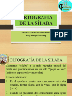 Ortografía de La Silaba 2024