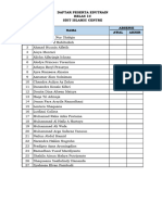 Absensi Kelas 1C