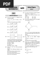 GATE Engn. Maths