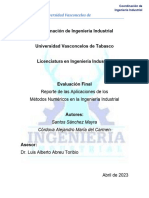 Aplicaciones de Metodos Numericos