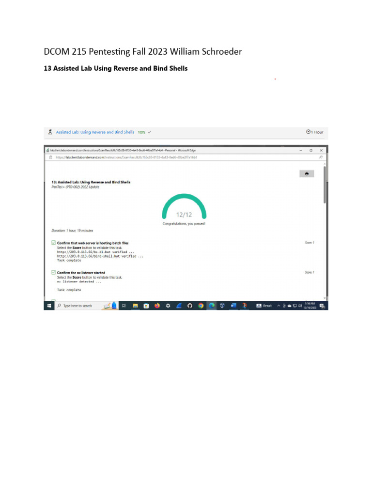 Pentesting with Reverse & Bind Shells | PDF