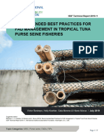 ISSF 2019 11 Recommended Best Practices For FAD Management in Tropical Tuna Purse Seine Fisheries